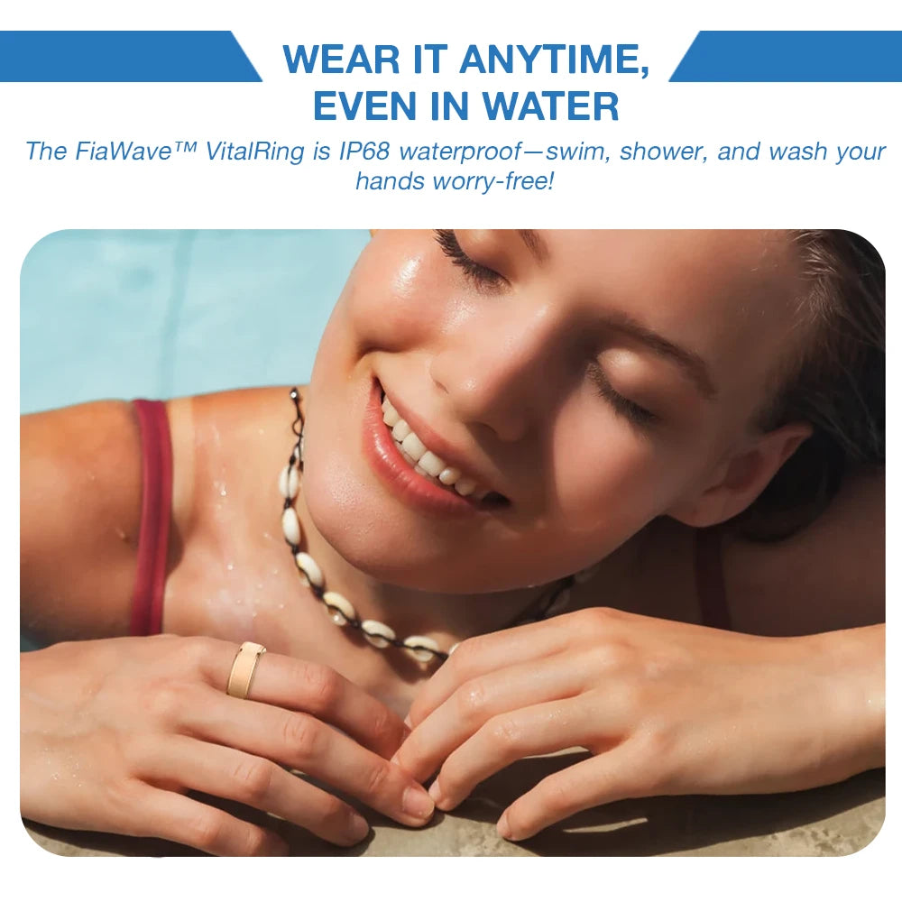 FiaWave™ VitalRing – Smart Health Tracking Ring