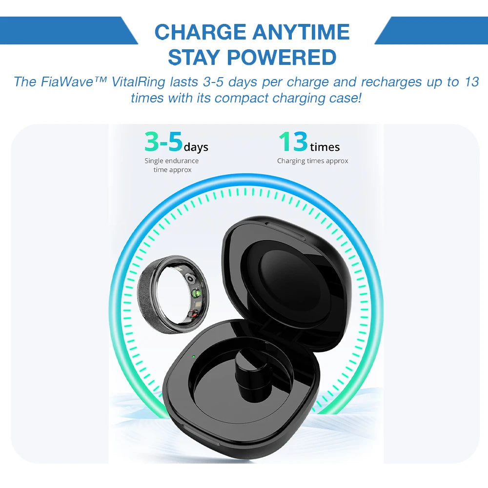 FiaWave™ VitalRing – Smart Health Tracking Ring