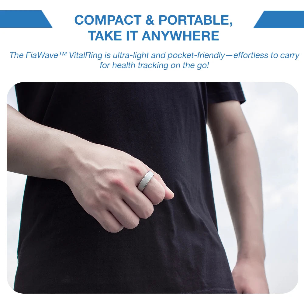 FiaWave™ VitalRing – Smart Health Tracking Ring