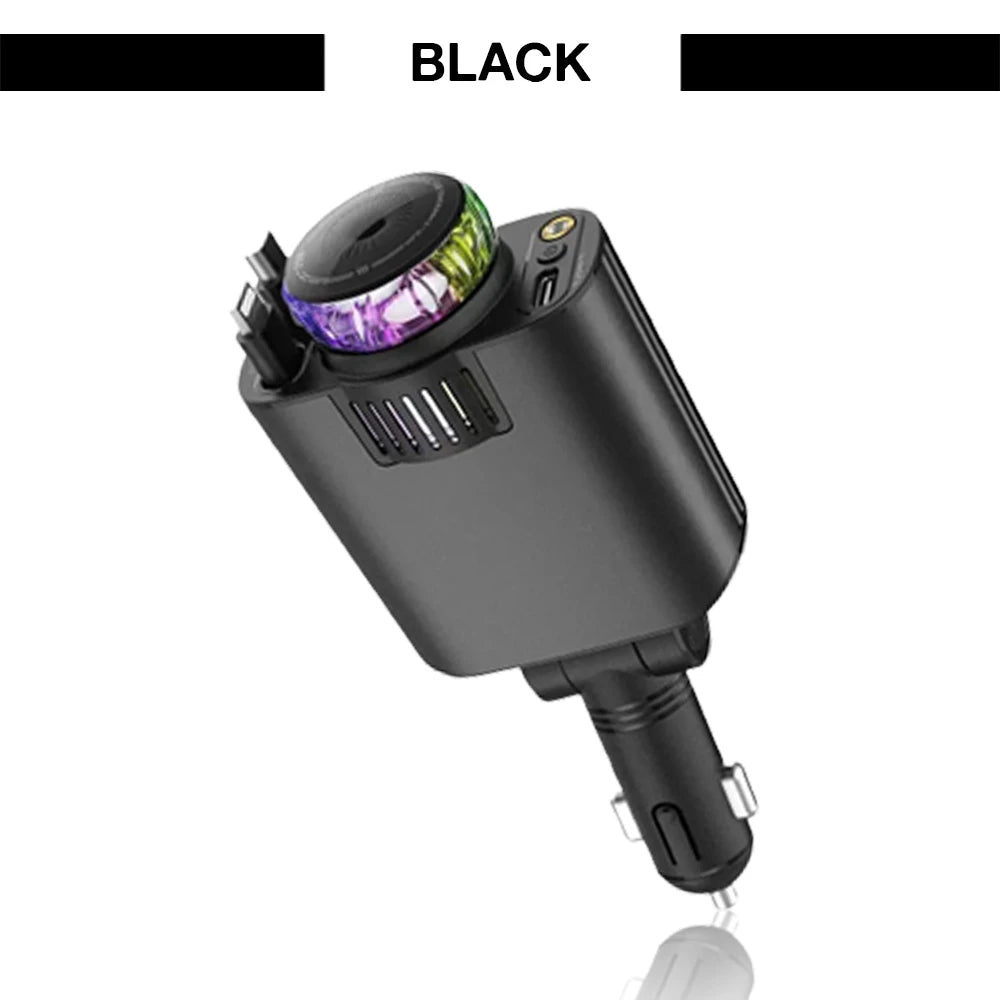 FiaWave™ AuraCharge – 5-in-1 Aroma Car Charger