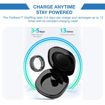 FiaWave™ VitalRing – Smart Health Tracking Ring