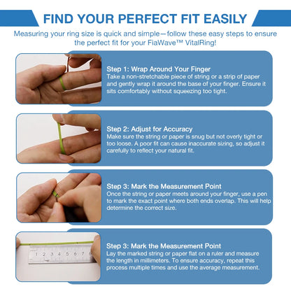 FiaWave™ VitalRing – Smart Health Tracking Ring